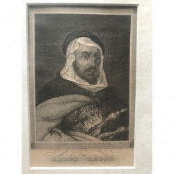 Abdel Kader - Stahlstich, 1850